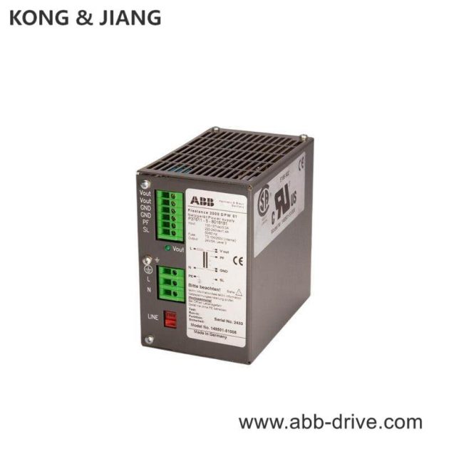 ABB DPW01 Power Supply Module, High-Efficiency, Industrial Automation